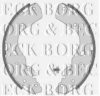 BORG & BECK BBS6323 Brake Shoe Set